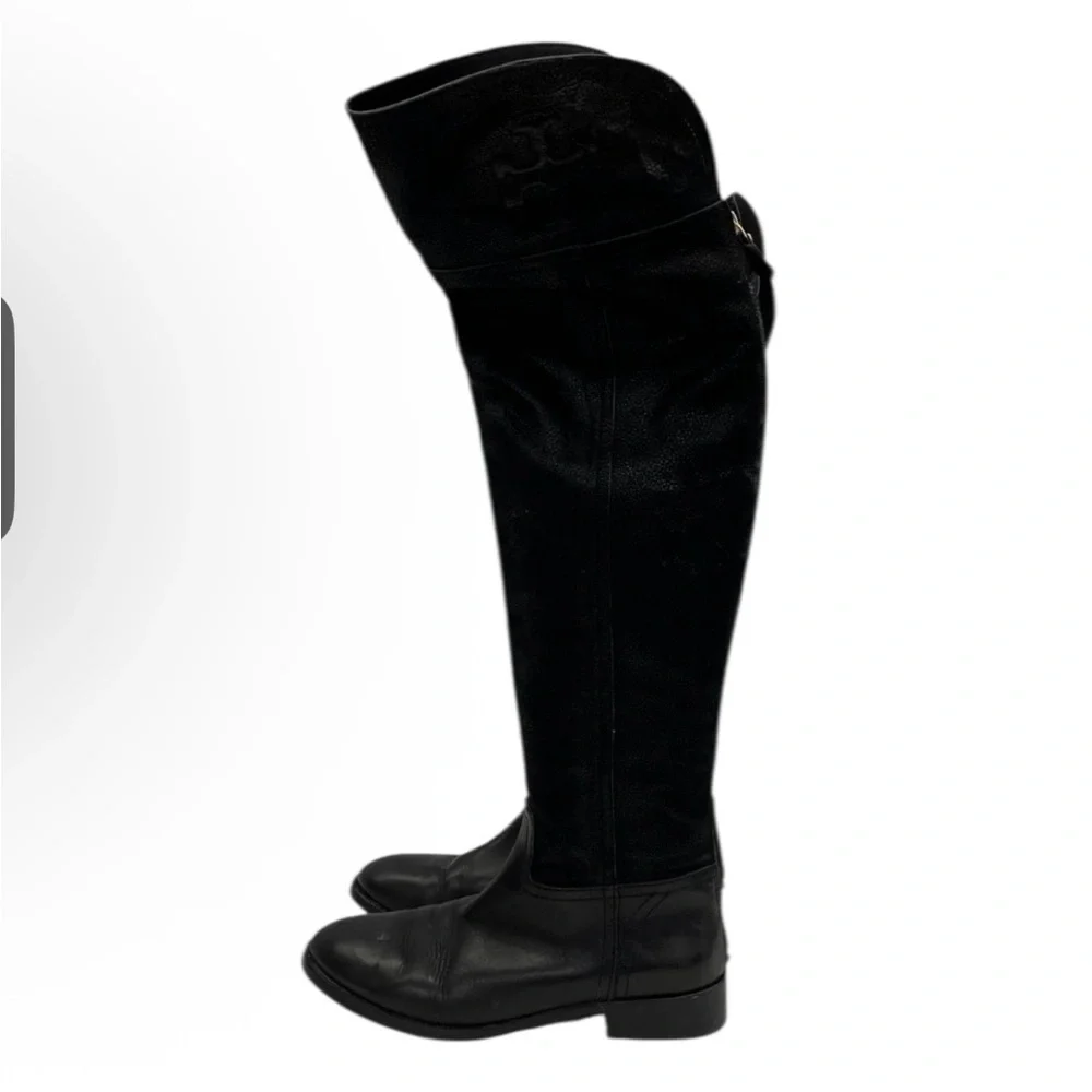 Tory Burch Black Over-the-Knee Boots